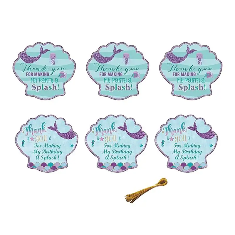 24pcs Thank You Tags with String Cartoon Gift Tags for Bridal Shower Mermaid Theme Party Wedding Baby Shower Birthday
24pcs Thank You Tags with String Cartoon Gift Tags for Bridal Shower Mermaid Theme Party Wedding Baby Shower Birthday