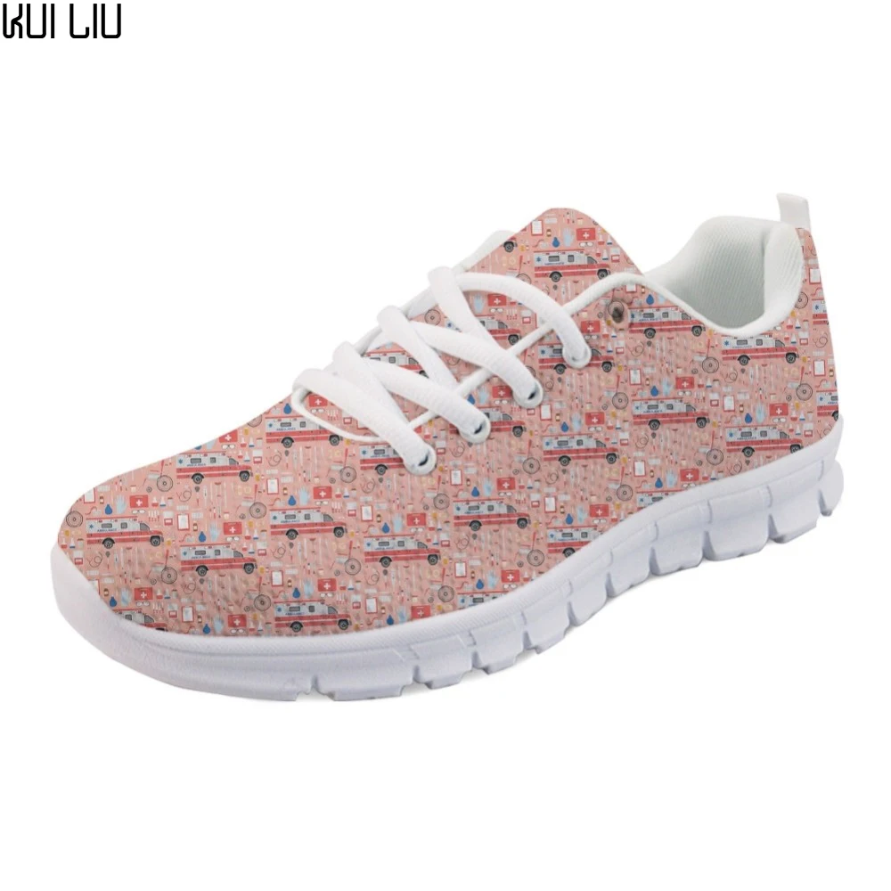 Customized Sneakers Woman Casual Flats Fashion Girls Shoes Nurse Medical Bus Pattern Female Mesh Lightweight Shoes for Women
Customized Sneakers Woman Casual Flats Fashion Girls Shoes Nurse Medical Bus Pattern Female Mesh Lightweight Shoes for Women