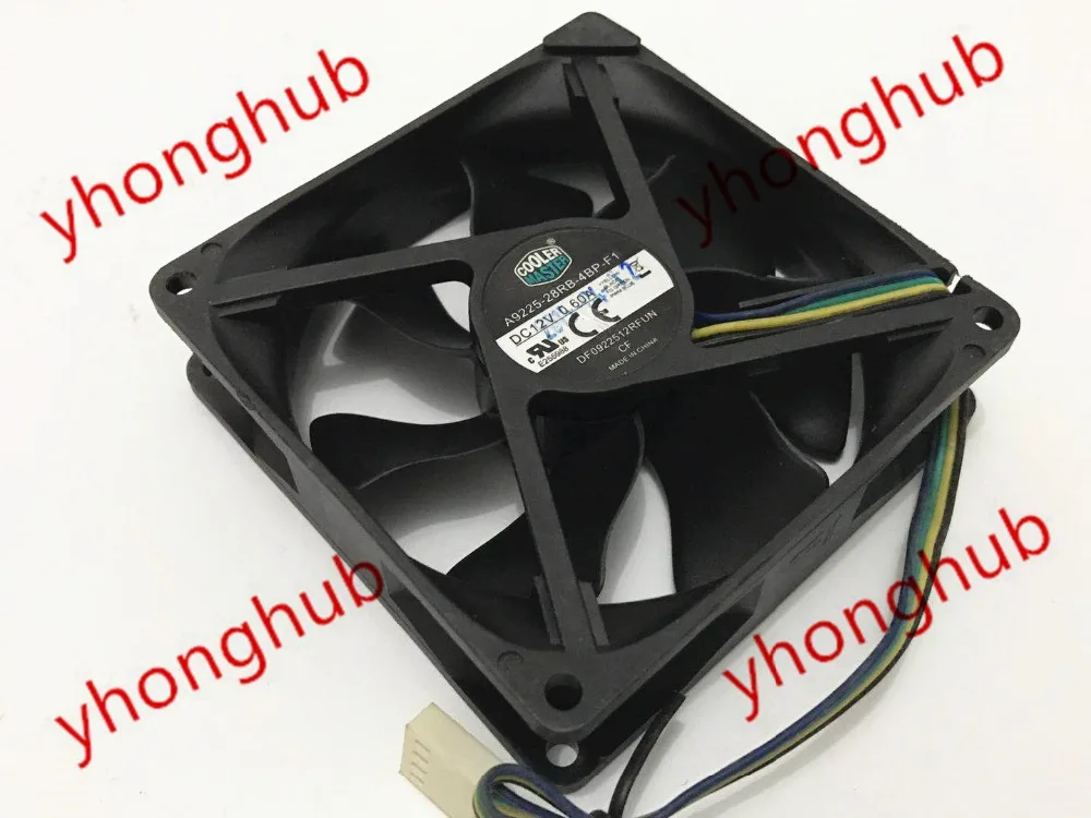 Emacro For Master A9225-28RB-4BP-F1 DC 12V 0.60A 90x90x25mm 4-Wire Cooler Fan 
Emacro For Master A9225-28RB-4BP-F1 DC 12V 0.60A 90x90x25mm 4-Wire Cooler Fan