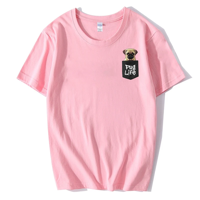 100% Cotton Harajuku Hot Sale Animal Pug Life In Pocket Print T Shirt Short Sleeve Girl Lady Women Novelty Tee Cw019
100% Cotton Harajuku Hot Sale Animal Pug Life In Pocket Print T Shirt Short Sleeve Girl Lady Women Novelty Tee Cw019