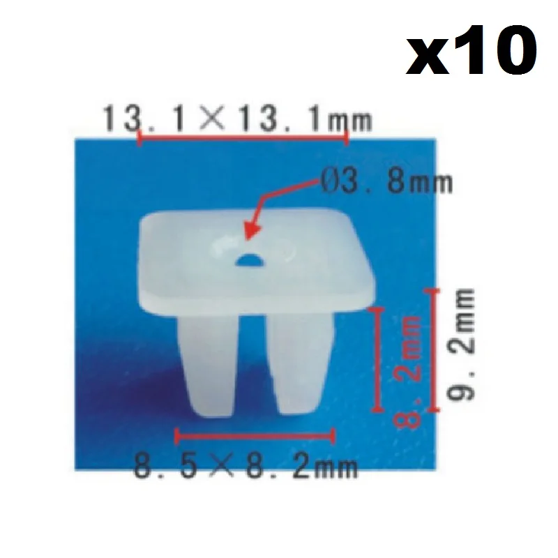 10x For Honda Mudguard expansion nut / Nylon Retainer Clip / crew Nylon Grommet Nut Clip Snap In Fastener
10x For Honda Mudguard expansion nut / Nylon Retainer Clip / crew Nylon Grommet Nut Clip Snap In Fastener