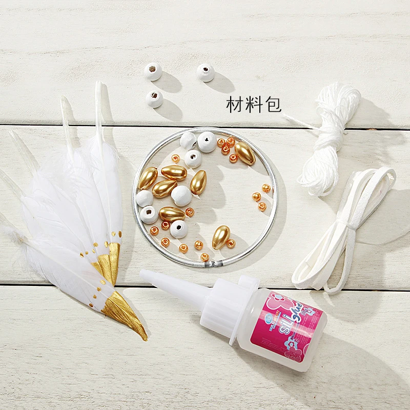 DIY Dream catcher Indian wind bell Home Decor Car Pendant Handmade Dreamcatcher Feathers Beads Gift
DIY Dream catcher Indian wind bell Home Decor Car Pendant Handmade Dreamcatcher Feathers Beads Gift