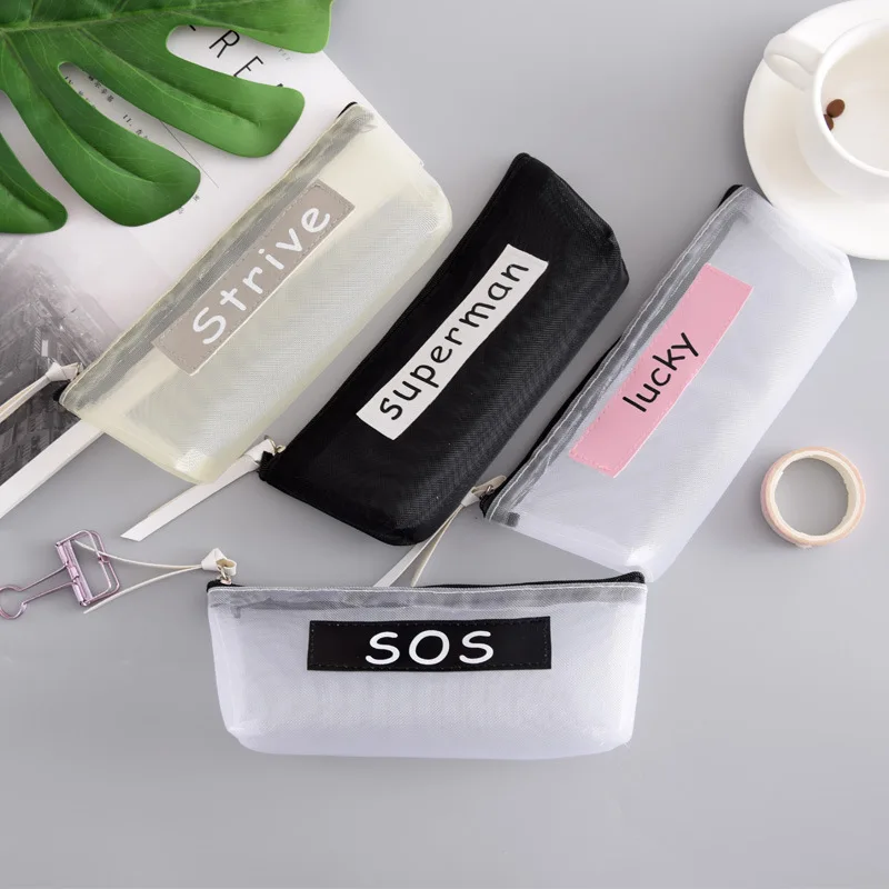 Big Transparent Grid Pencil Case Cute Girls Boys Pencil Bag Pen Box For Kids Gift Korean Stationery Office School Supplies
Big Transparent Grid Pencil Case Cute Girls Boys Pencil Bag Pen Box For Kids Gift Korean Stationery Office School Supplies