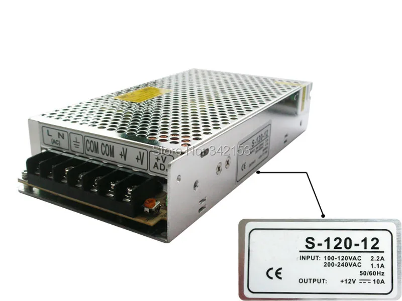 Lighting Accessories DC12V 10A 120W Universal Regulated Switching Power Supply Use For CCTV Cameras Led Strips Home Appliances
Lighting Accessories DC12V 10A 120W Universal Regulated Switching Power Supply Use For CCTV Cameras Led Strips Home Appliances