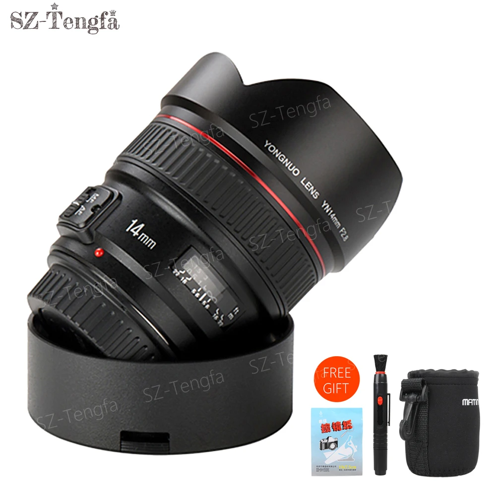 

Presale YONGNUO 14mm F2.8 Ultra-wide Angle Prime Lens YN14mm Auto Focus AF MF Metal Mount Lens for Canon 700D 80D 5D Mark III IV