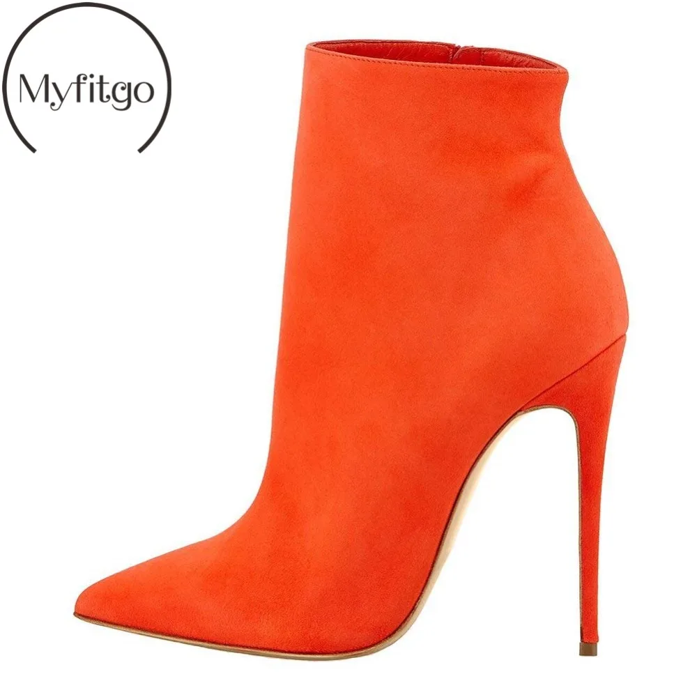 Myfitgo New Arrival Women Ankle Boots Solid Over 11cm High Heels Shoes Ladies Party Shoes Plus Size EU35-47 Thin Heels Booties 
Myfitgo New Arrival Women Ankle Boots Solid Over 11cm High Heels Shoes Ladies Party Shoes Plus Size EU35-47 Thin Heels Booties