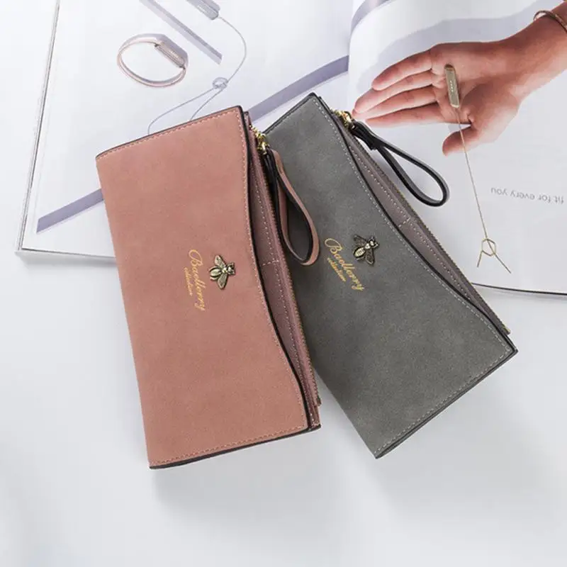 Fashion Small Bee Thin Zipper PU Leather Wallets Female Long Design Folding Large Capacity Hand Bag Ladies Wallet Purse Hasp
Fashion Small Bee Thin Zipper PU Leather Wallets Female Long Design Folding Large Capacity Hand Bag Ladies Wallet Purse Hasp