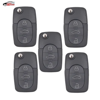 KEYECU 5Pcs 3 Button Folding Remote Key Control Fob 433.92MHz ID48 Chip for Audi A6 Quattro S6 TT / TT Qu FCC ID:4D0 837 231 N
KEYECU 5Pcs 3 Button Folding Remote Key Control Fob 433.92MHz ID48 Chip for Audi A6 Quattro S6 TT / TT Qu FCC ID:4D0 837 231 N