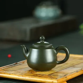 Yixing Purple Sand Pot Handmade Raw Mine Azure Clay Ancient Clock Pot Kungfu Teaware Household Teapot Office Gift
Yixing Purple Sand Pot Handmade Raw Mine Azure Clay Ancient Clock Pot Kungfu Teaware Household Teapot Office Gift