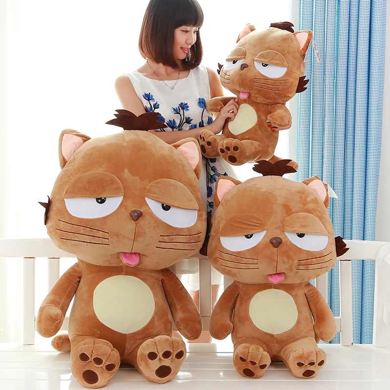large brown cat , cute cartoon cat plush toy soft throw pillow home decoration toy birthday gift h2900
large brown cat , cute cartoon cat plush toy soft throw pillow home decoration toy birthday gift h2900