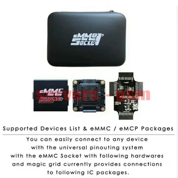 2018 Newest Original EMMC Booster Tool with EMMC Socket device support EMMC BOX Easy jtag plus UFI box AFT box Medusa pro box
2018 Newest Original EMMC Booster Tool with EMMC Socket device support EMMC BOX Easy jtag plus UFI box AFT box Medusa pro box