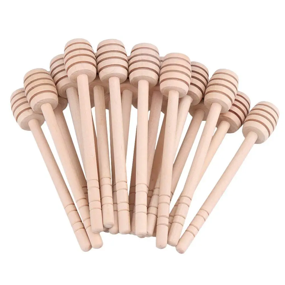10Pcs 145x20mm 145x24mm Wooden Honey Dipper Wood Stirring Rod Stick Spoon Dip Drizzler for Collecting Honey Syrup Molasses
10Pcs 145x20mm 145x24mm Wooden Honey Dipper Wood Stirring Rod Stick Spoon Dip Drizzler for Collecting Honey Syrup Molasses