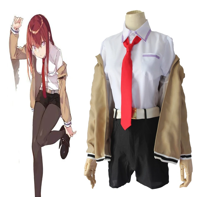 Steins Gate Cosplay Costume Makise Kurisu Cosplay Costume LabMem No.004 Full Set Uniform Anime Outfit Halloween Carnival Party
Steins Gate Cosplay Costume Makise Kurisu Cosplay Costume LabMem No.004 Full Set Uniform Anime Outfit Halloween Carnival Party