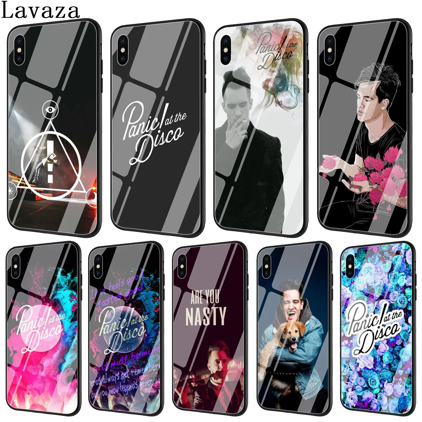 Lavaza Panic At The Disco Tempered Glass Phone Cover Case for Apple iPhone XR X XS Max 6 6S 7 8 Plus 5 5S SE 10 Cases 8Plus
Lavaza Panic At The Disco Tempered Glass Phone Cover Case for Apple iPhone XR X XS Max 6 6S 7 8 Plus 5 5S SE 10 Cases 8Plus