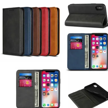 For iPhone X PU Leather Magnetic Case Calf Grain Wallet case with Card Slot Anti-Knock shell for iPhone 7 Plus 8 Plus coque capa
For iPhone X PU Leather Magnetic Case Calf Grain Wallet case with Card Slot Anti-Knock shell for iPhone 7 Plus 8 Plus coque capa