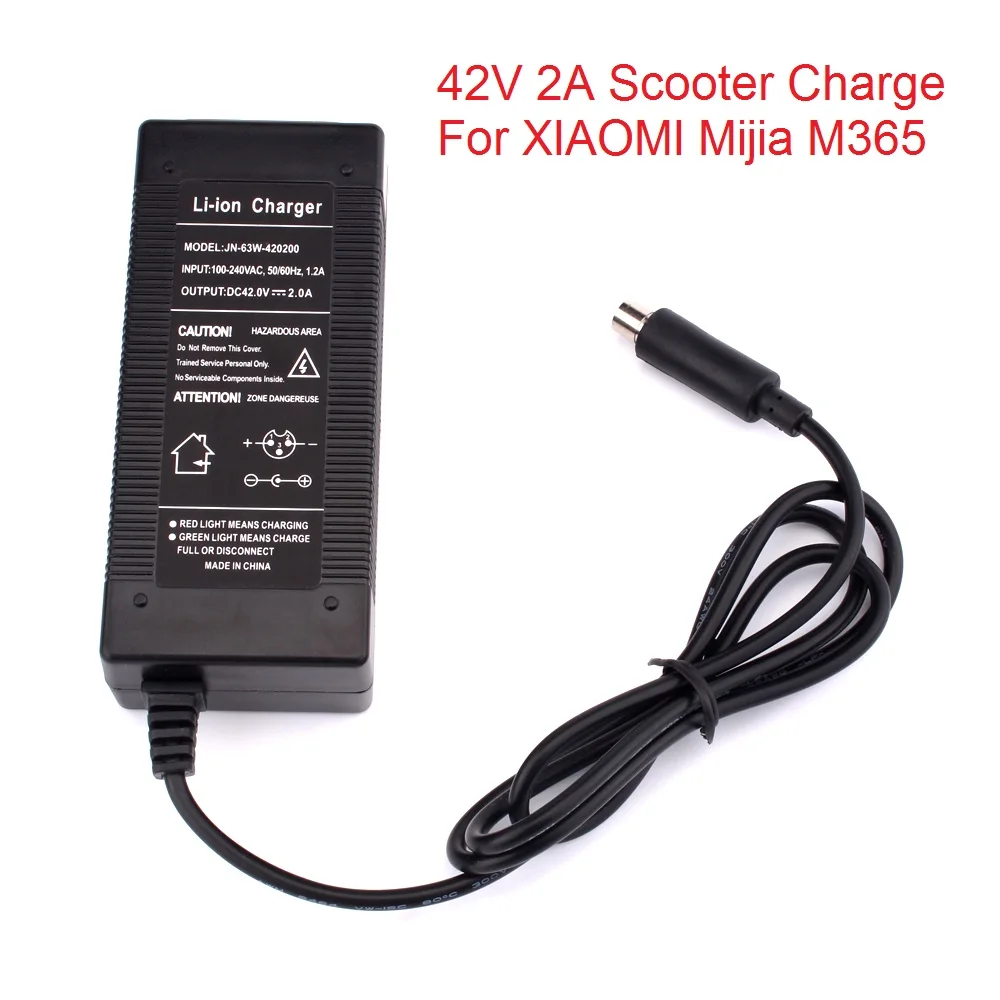 42V 2A Electric Skatebaord Adapter Scooter Power Charger For Xiaomi Mijia M365 Electric Scooter Bike Accessories EU/US/UK Plug
42V 2A Electric Skatebaord Adapter Scooter Power Charger For Xiaomi Mijia M365 Electric Scooter Bike Accessories EU/US/UK Plug