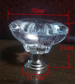 20pcs/lot 30MM Transparent Acrylic Knob Drawer Cabinet Door Handle Hardware free shipping-F
20pcs/lot 30MM Transparent Acrylic Knob Drawer Cabinet Door Handle Hardware free shipping-F