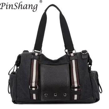 PinShang Men Fashion Handbag Canvas Single Shoulder Bag Large-capacity Portable Crossbody Handbags Zipper Bags for Men 2018 Z40
PinShang Men Fashion Handbag Canvas Single Shoulder Bag Large-capacity Portable Crossbody Handbags Zipper Bags for Men 2018 Z40