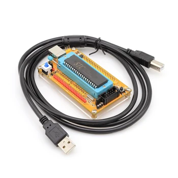 51 MCU minimum system board STC89C52 onboard USB to serial port with USB download line On-board reset Sensor interface for MCU
51 MCU minimum system board STC89C52 onboard USB to serial port with USB download line On-board reset Sensor interface for MCU