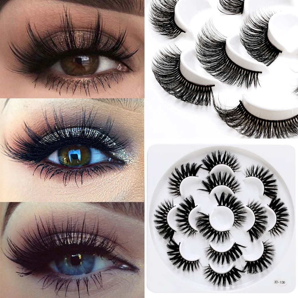 1/7 Pairs/set Thick Handmade Multilayer 3D False Eyelashes Trendy Comfortable Eyelashes Lashes Extension Supplies Big Eye Tools
1/7 Pairs/set Thick Handmade Multilayer 3D False Eyelashes Trendy Comfortable Eyelashes Lashes Extension Supplies Big Eye Tools