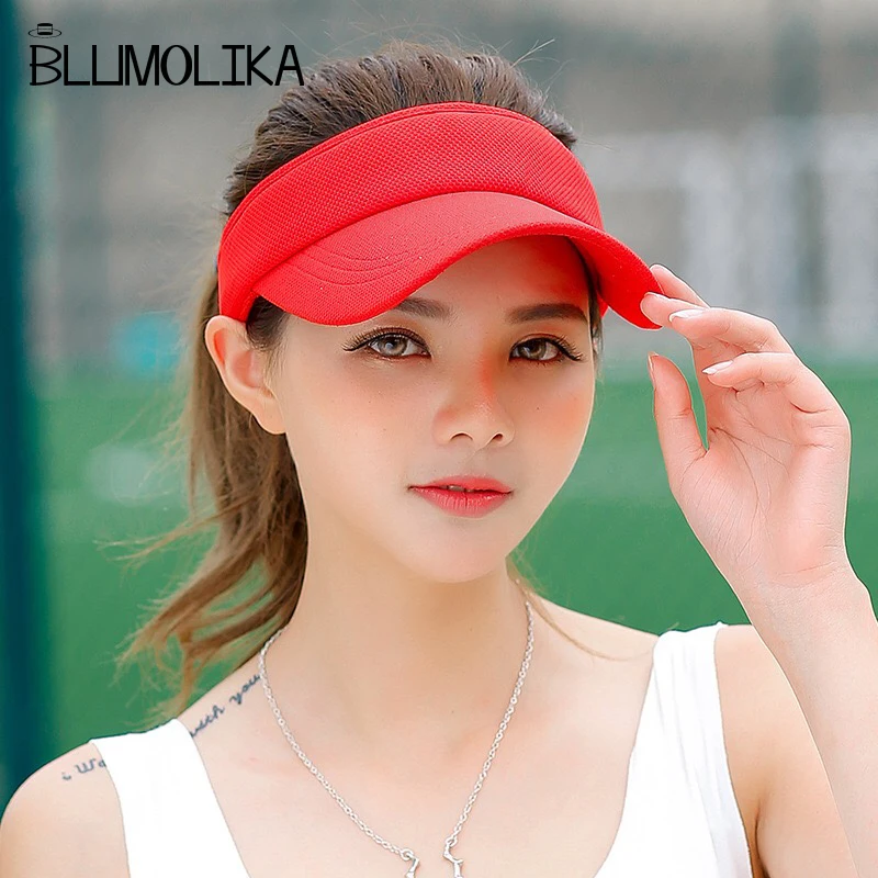 Wholesale Fashion Topless Tennis Caps Solid Color Sun Hat for Women Summer Beach Girl's Sport Visor Hats for Hiking Travelling
Wholesale Fashion Topless Tennis Caps Solid Color Sun Hat for Women Summer Beach Girl's Sport Visor Hats for Hiking Travelling