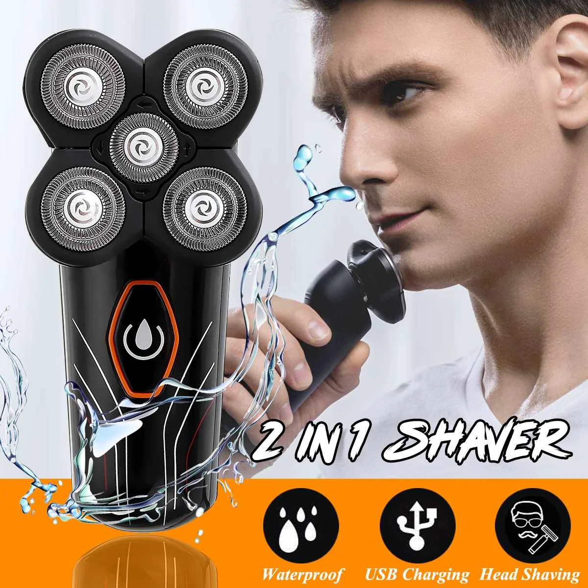 2 In 1 Waterproof Rechargeable Electric Shaver 5D Floating Head Shaving Machine Waterproof Electric Shavers for Body Washing
2 In 1 Waterproof Rechargeable Electric Shaver 5D Floating Head Shaving Machine Waterproof Electric Shavers for Body Washing