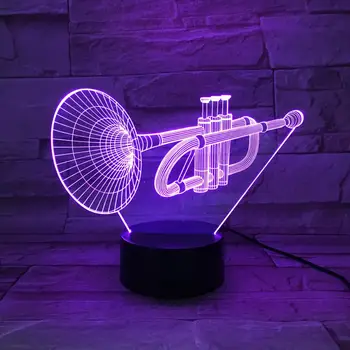 Cornet Usb 3d Led Night Light Multicolor Rgb Boys Child Kids Baby Gifts Musical Instrument Atmosphere Table Lamp Bedside neon 
Cornet Usb 3d Led Night Light Multicolor Rgb Boys Child Kids Baby Gifts Musical Instrument Atmosphere Table Lamp Bedside neon
