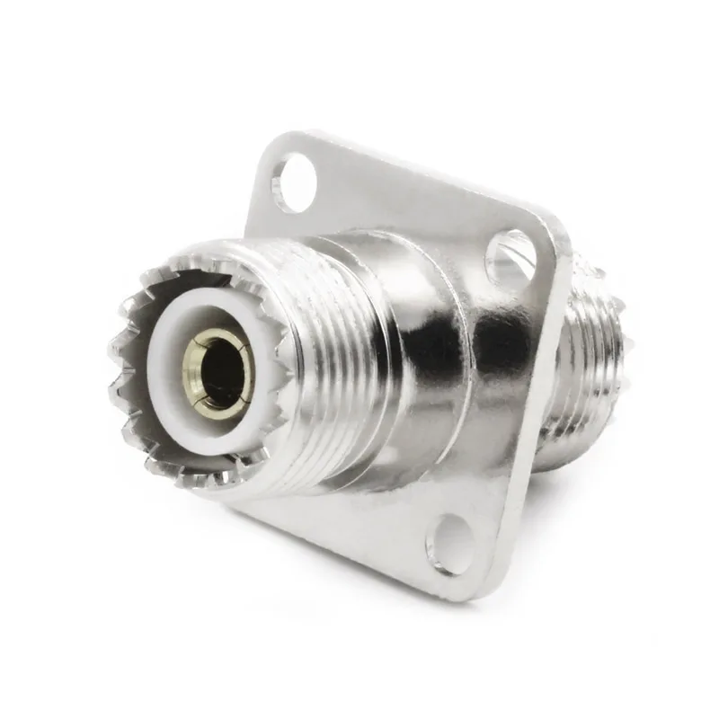 Electronics RF Coaxial Coax Adapter UHF Female to Female SO-239 SO239 with Panel HVR88 
Electronics RF Coaxial Coax Adapter UHF Female to Female SO-239 SO239 with Panel HVR88