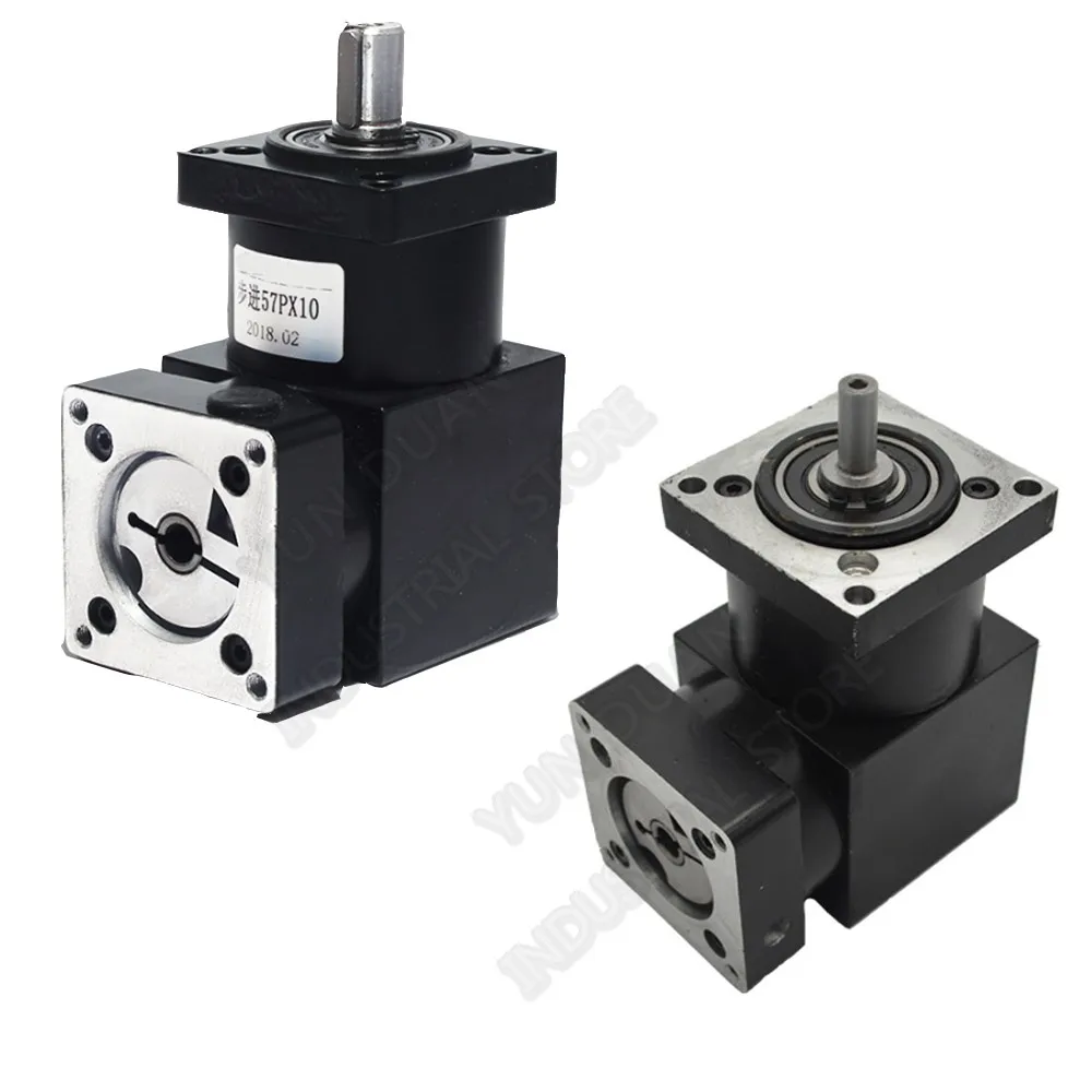 24 :1 Right Angled Planetary Speed Reducer Gearbox 90 degree Angle Reversing Corner 8mm 6mm input for NEMA23 57mm Stepper Motor
24 :1 Right Angled Planetary Speed Reducer Gearbox 90 degree Angle Reversing Corner 8mm 6mm input for NEMA23 57mm Stepper Motor