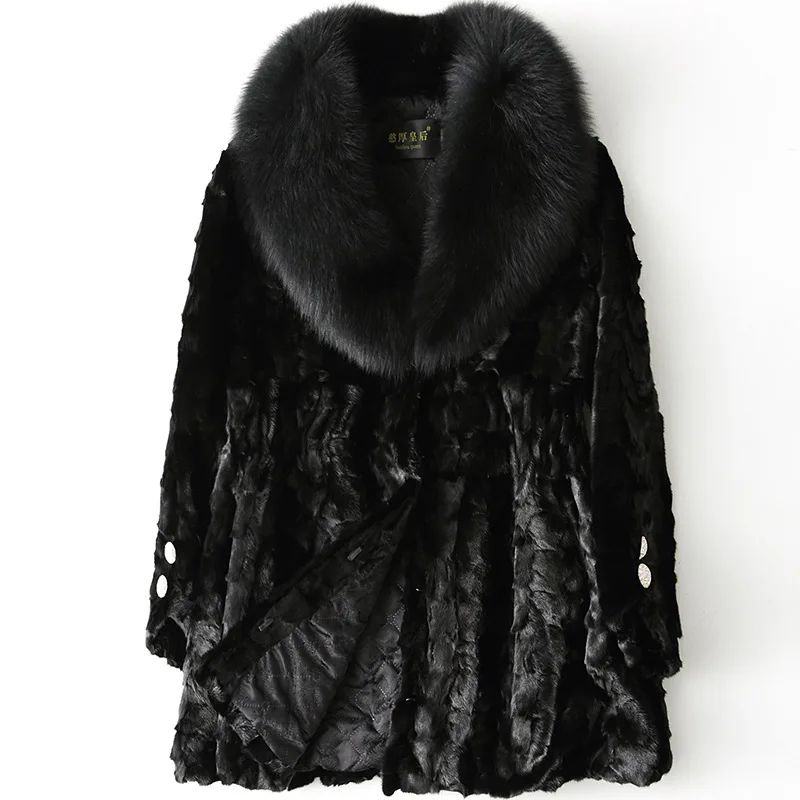 Autumn and Winter Mink Coat Medium Style Woman Real genuine Fur Outwear Coat 2019 New Fashion Warm Fox Fur Jacket M-2XL
Autumn and Winter Mink Coat Medium Style Woman Real genuine Fur Outwear Coat 2019 New Fashion Warm Fox Fur Jacket M-2XL