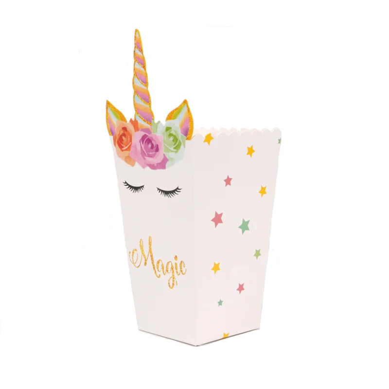 Unicorn Party Decoration Popcorn Box Plates/Cups/Napkins/Table Cover /Headband Baby Shower Birthday Decors Kids Party Supplies
Unicorn Party Decoration Popcorn Box Plates/Cups/Napkins/Table Cover /Headband Baby Shower Birthday Decors Kids Party Supplies