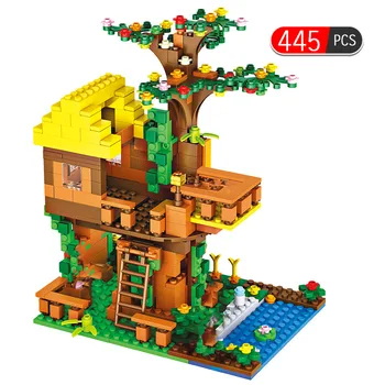 445pcs Brinquedo Bricks Classic Jungle Tree House Building Blocks Bricks Sets Toys For Children 
445pcs Brinquedo Bricks Classic Jungle Tree House Building Blocks Bricks Sets Toys For Children