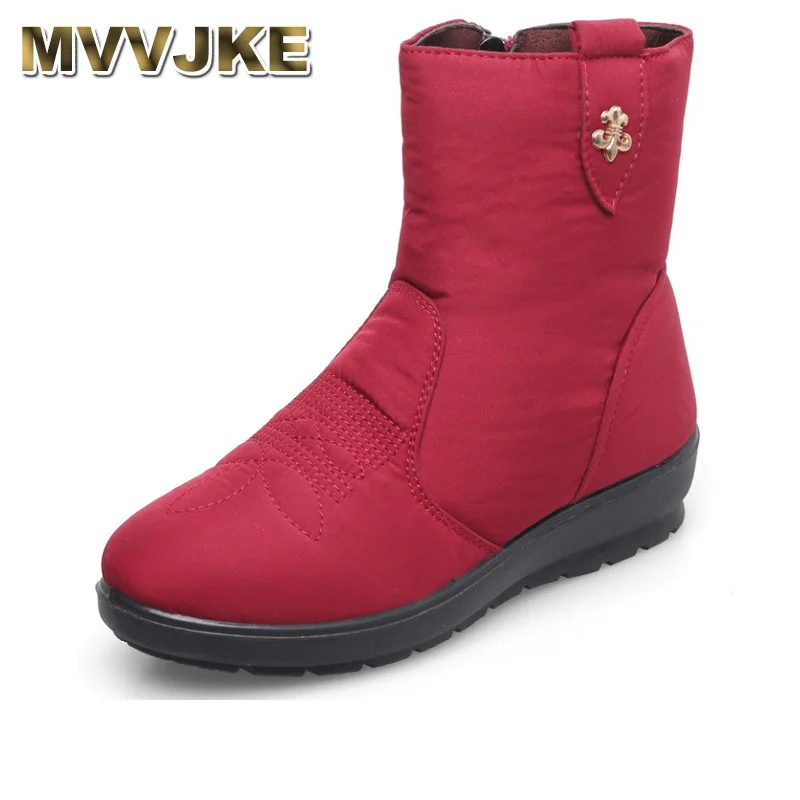 MVVJKE Winter Snow Boots Woman Thick Fur 2018 Female Snowboots Ankle Boots Waterproof Cottom Shoes Warm Velvet Snow Boots
MVVJKE Winter Snow Boots Woman Thick Fur 2018 Female Snowboots Ankle Boots Waterproof Cottom Shoes Warm Velvet Snow Boots