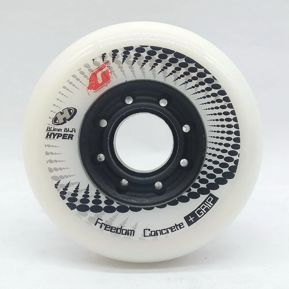 8PCS 100% Original HYPER + G Concrete Inline Skates Wheels Sliding Roller Wheels Slalom Free Skating 84a Only 80MM Patins Adulto
8PCS 100% Original HYPER + G Concrete Inline Skates Wheels Sliding Roller Wheels Slalom Free Skating 84a Only 80MM Patins Adulto