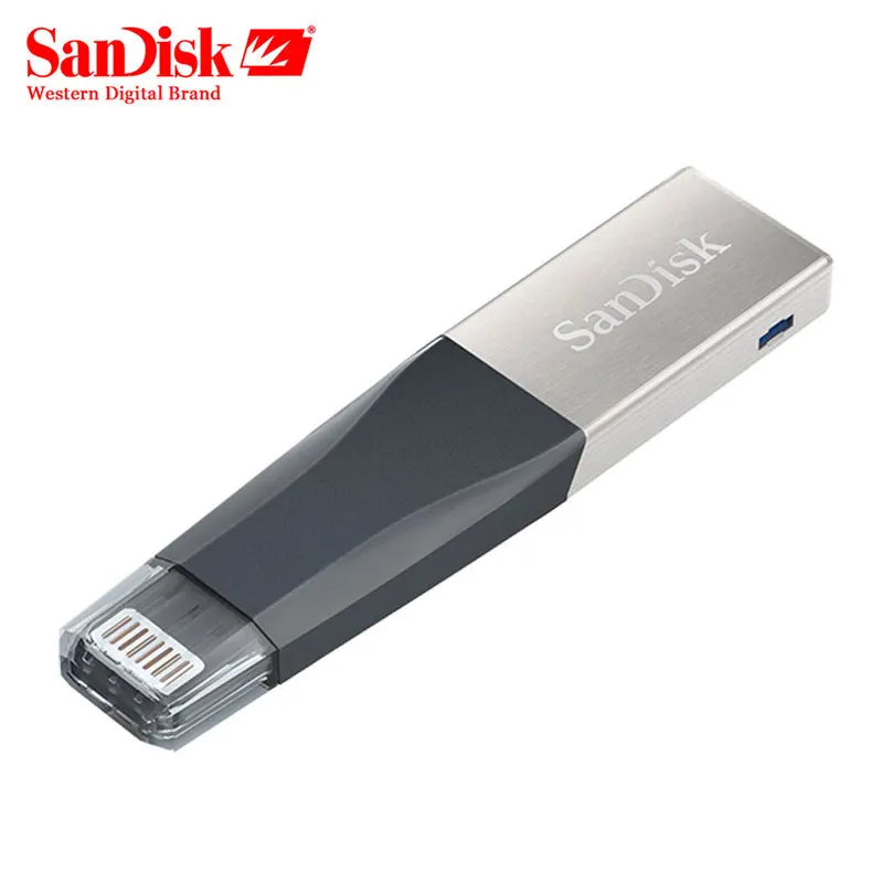 

Sandisk iXPAND USB 3.0 OTG Flash Drive 32GB 64GB Lightning to Metal Pen Drive 128GB U Disk For iPhone iPad iPod Memory Stick