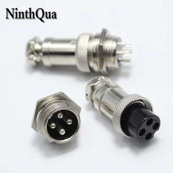 1set GX16 4 Pin Male & Female Diameter 16mm Wire Panel Connector L72 GX16 Circular Connector Aviation Socket Plug
1set GX16 4 Pin Male & Female Diameter 16mm Wire Panel Connector L72 GX16 Circular Connector Aviation Socket Plug