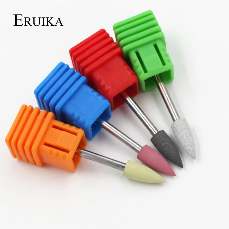 ERUIKA 4PC/set 4*12mm Bullet Head Nail Drills Rubber Silicon Bit Nail Buffer Mills For Manicure Pedicure Cuticle Clean Tools
ERUIKA 4PC/set 4*12mm Bullet Head Nail Drills Rubber Silicon Bit Nail Buffer Mills For Manicure Pedicure Cuticle Clean Tools