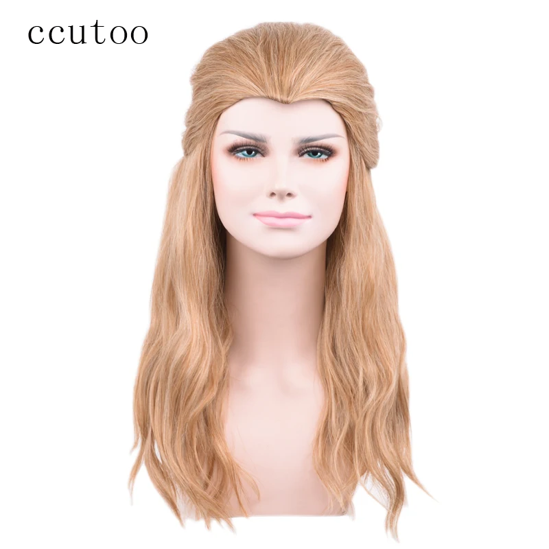 ccutoo 60cm Blonde Brown Mix Curly Long Beauty Tip Widow's Peak Synthetic Hair Cosplay Wigs Marvel's The Avengers Thor Odinson
ccutoo 60cm Blonde Brown Mix Curly Long Beauty Tip Widow's Peak Synthetic Hair Cosplay Wigs Marvel's The Avengers Thor Odinson