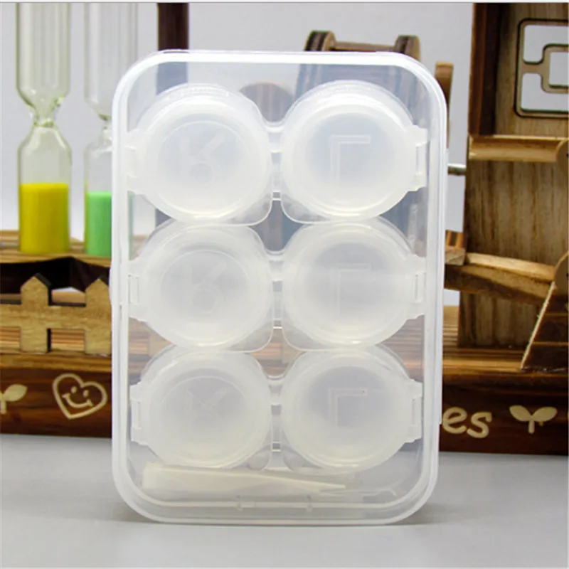 Contact Lens Case Holder Portable Small white Eyewear Box Container Contact Lenses Soak Storage Case Without Contact lens
Contact Lens Case Holder Portable Small white Eyewear Box Container Contact Lenses Soak Storage Case Without Contact lens