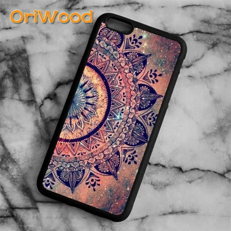Чехол OriWood с турецким цветочным принтом кошачий глаз Мандала 1 чехол для iPhone 5 6s 7 8