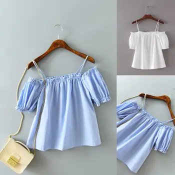Women Lady Clothes Tops Off Shoulder Vest Tank Summer Blouse Lady Casual Clothes Tops Loose Blouse New
Women Lady Clothes Tops Off Shoulder Vest Tank Summer Blouse Lady Casual Clothes Tops Loose Blouse New