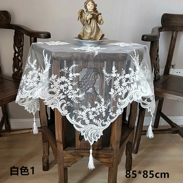 Wedding Party Coffe Tea Lace Table Cloth Tulle Round Tablecloth Modern Hollow Dining Table Cover Tassel Coaster tischdecke W24
Wedding Party Coffe Tea Lace Table Cloth Tulle Round Tablecloth Modern Hollow Dining Table Cover Tassel Coaster tischdecke W24