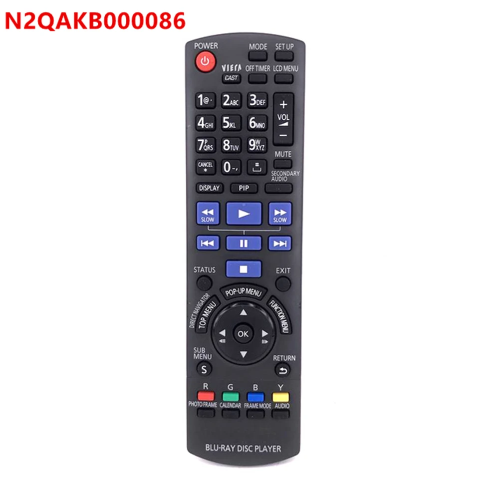 Оригинальный пульт дистанционного управления N2QAKB000086 для Panasonic TV/DVD Blu-Ray DVD плеер DMPB500 DMPB500P
Оригинальный пульт дистанционного управления N2QAKB000086 для Panasonic TV/DVD Blu-Ray DVD плеер DMPB500 DMPB500P