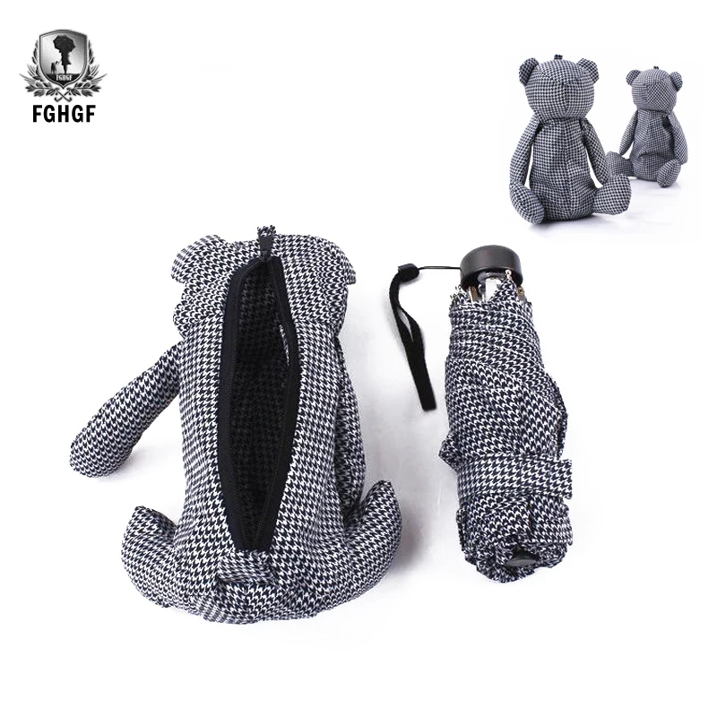 FGHGF Ultra Light Mini Bear Pocket Umbrella For Women Children Manual 5-fold Parapluie Cute Grid Little Beach Parasol
FGHGF Ultra Light Mini Bear Pocket Umbrella For Women Children Manual 5-fold Parapluie Cute Grid Little Beach Parasol
