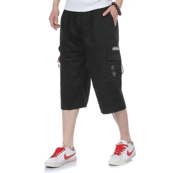 Men Casual Crop Cotton Pants Loose Fitting Comofort Streetwear Male Leisure Multi Pockets Design Cropped Trousers Men Summer 3XL
Men Casual Crop Cotton Pants Loose Fitting Comofort Streetwear Male Leisure Multi Pockets Design Cropped Trousers Men Summer 3XL