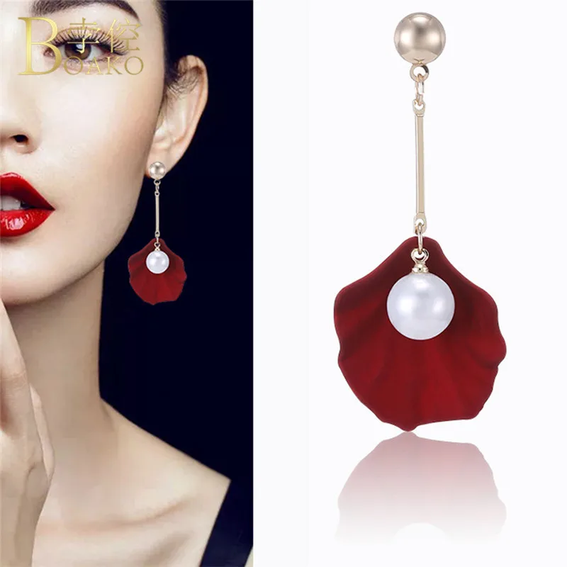 Fashion 3 Color Imitation Pearl Drop Earrings For Women Petal Design Long Tassel Flower Earring Prevent Allergy Alloy Jewelry R5
Fashion 3 Color Imitation Pearl Drop Earrings For Women Petal Design Long Tassel Flower Earring Prevent Allergy Alloy Jewelry R5