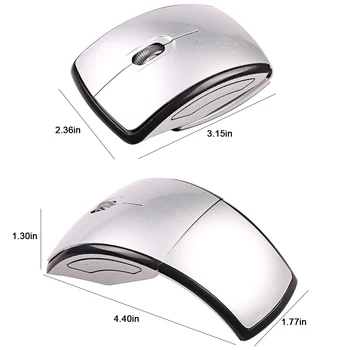 Wireless Mouse 2.4G Computer Mouse Foldable Travel Notebook Mute Mouse Mini Mice USB Nano Receiver for Laptop PC Desktop
Wireless Mouse 2.4G Computer Mouse Foldable Travel Notebook Mute Mouse Mini Mice USB Nano Receiver for Laptop PC Desktop
