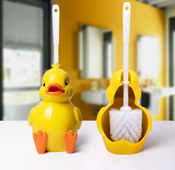 Creative Cartoon Duck Shape Bathroom Toilet Bowl Brush & Holder Set Cleaning Tool Plastic Bathroom Decor Accessories LFB1000
Creative Cartoon Duck Shape Bathroom Toilet Bowl Brush & Holder Set Cleaning Tool Plastic Bathroom Decor Accessories LFB1000