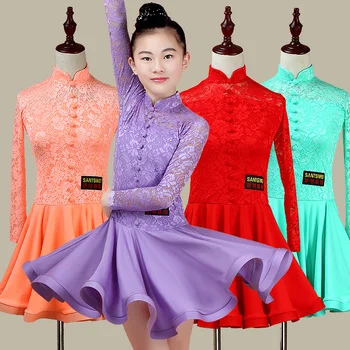 Latin Dance Dress For Girls Lace Competition Ballroom Dancing Dresses Kids Samba Junior Clothing Children Stage Dancewear DN2214
Latin Dance Dress For Girls Lace Competition Ballroom Dancing Dresses Kids Samba Junior Clothing Children Stage Dancewear DN2214