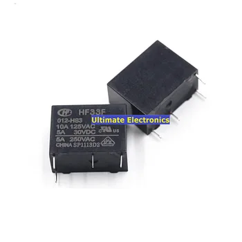 10pcs HF33F-012-HS3 JZC-33F-012-HS3 A group of normally open 4 feet 5A 250VAC
10pcs HF33F-012-HS3 JZC-33F-012-HS3 A group of normally open 4 feet 5A 250VAC